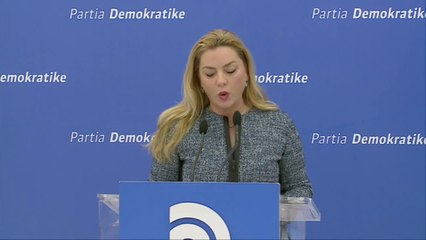 Download Video: Deklaratë e Partisë Demokratike, Albana Vokshi