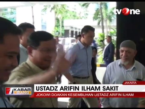 Capres-Cawapres dan Aa Gym Jenguk Ustaz Arifin Ilham