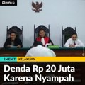 Denda Rp 20 Juta Karena Nyampah