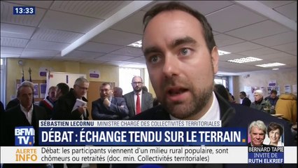 Échange tendu avec des gilets jaunes: Sébastien Lecornu dénonce "des personnes qui viennent proférer des menaces"