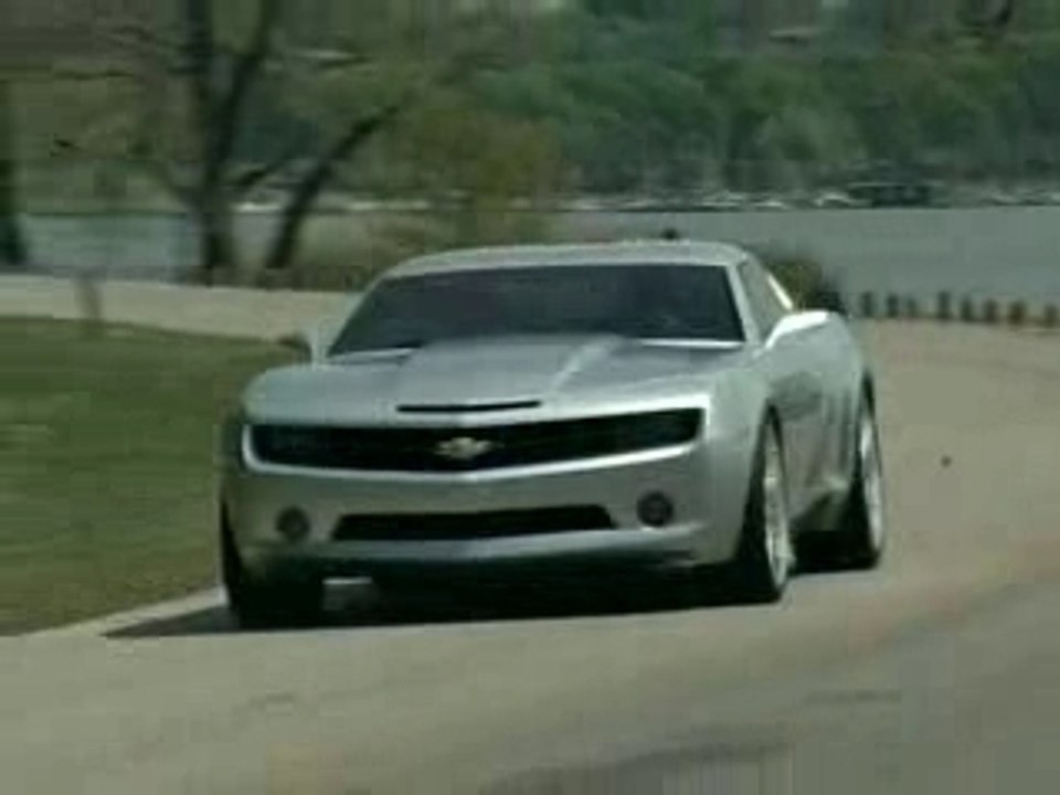 A Glimpse at the Chevrolet Camaro Concept Driving