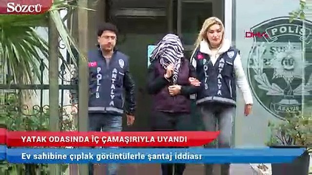 Ev sahibine çıplak görüntülerle şantaj iddiası