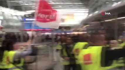 Almanya'da 600'den Fazla Uçuş İptal Edildi