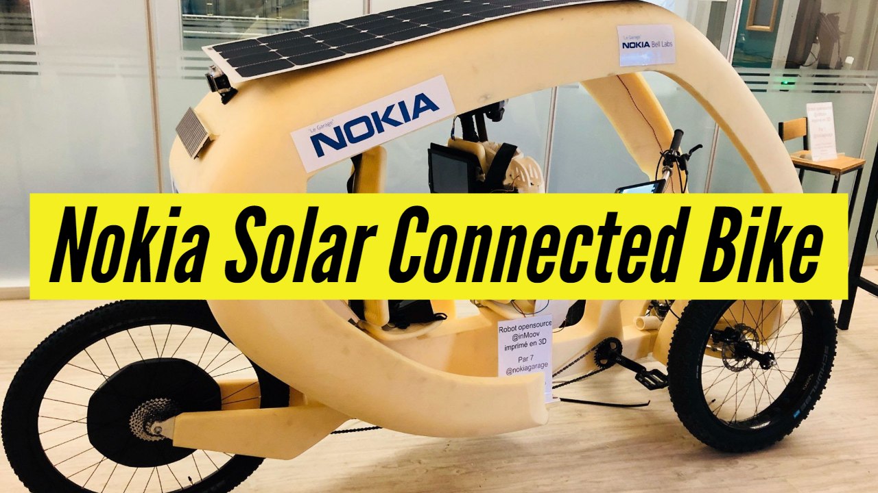 Nokia Solar Connected Bike First Look | CES 2019