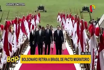 Bolsonaro retira a Brasil del Pacto Migratorio de la ONU