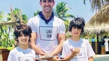 Hrithik Roshan  turns 45 and Sussanne says 'shine on'