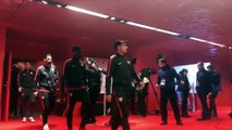 Athletic-Sevilla (Copa del Rey 2018:19): Llegada del Sevilla a San Mamés