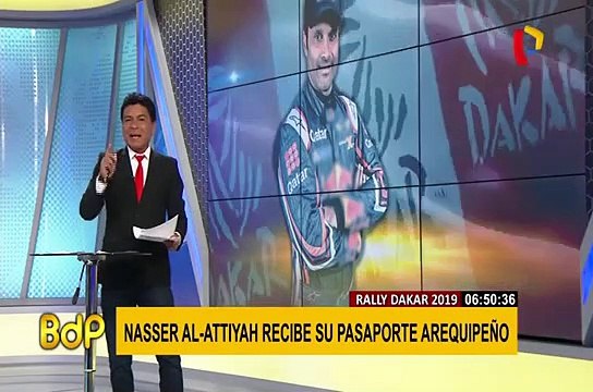 Nasser Al-Attiyah: jeque catarí recibió pasaporte arequipeño en el Dakar