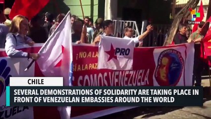 International Demonstrations Of Solidarity With Maduro