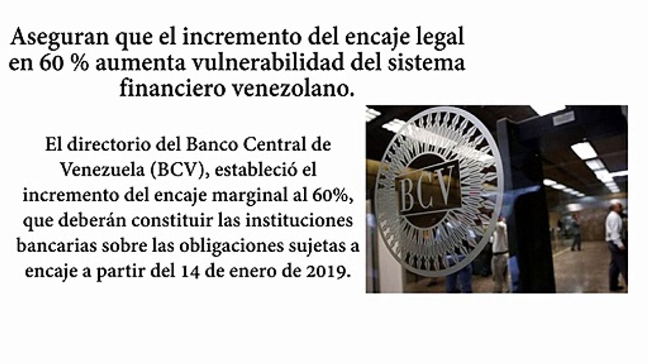 Jorge Miroslav Jara Salas: Aumenta vulnerabilidad del sistema financiero venezolano.