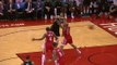 Ouch! Giannis hits Harden in face with ball before Bucks three