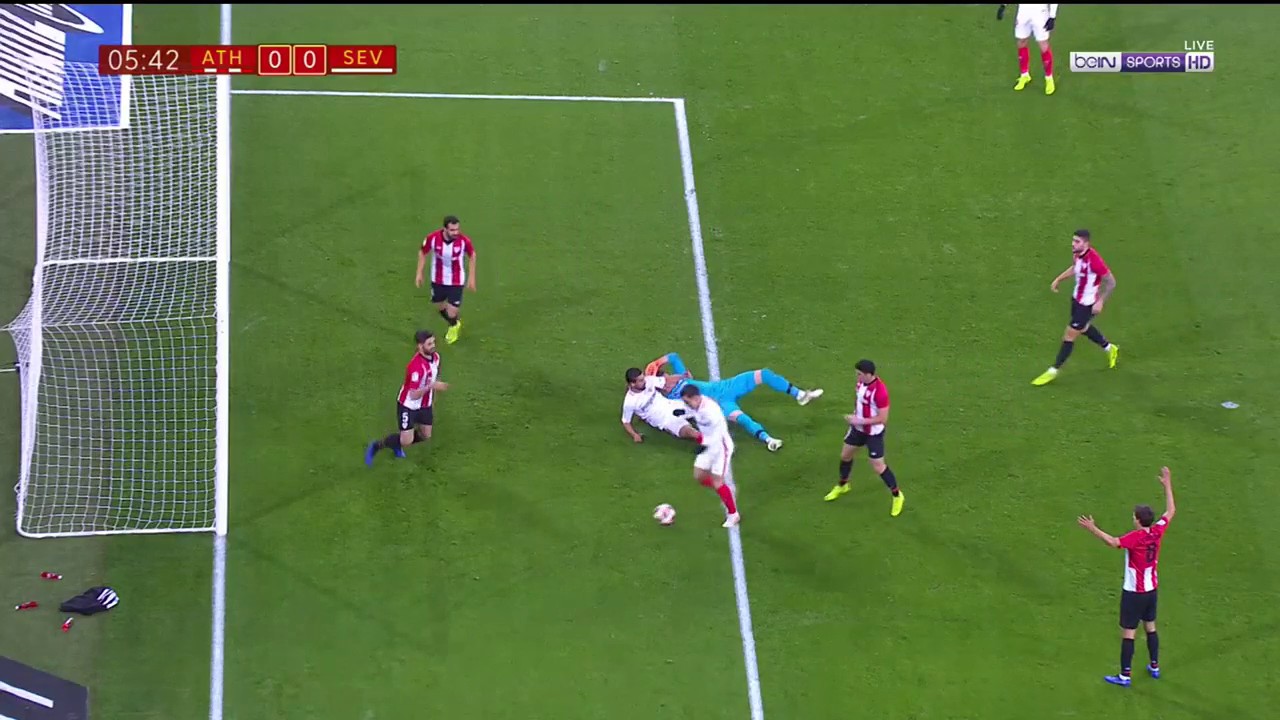 Athletic 0-1 Sevilla: GOAL - Nolito