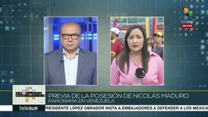 Enclave Mediática: Acompañan venezolanos a Maduro en su juramentación