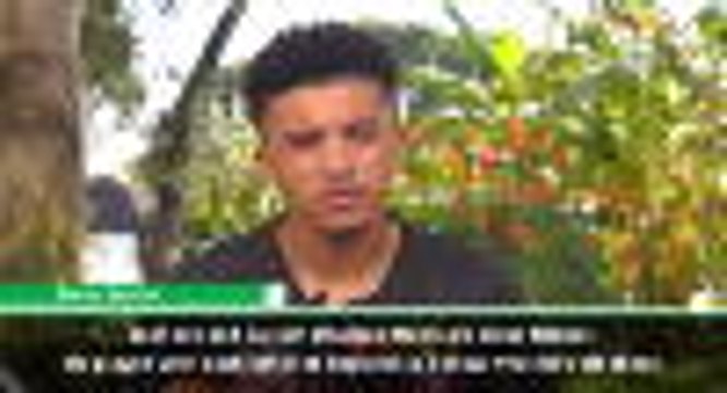 Sancho reveals he's spoken to Hudson-Odoi about Bayern move