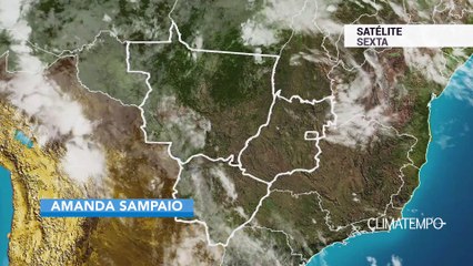 Previsão Centro-Oeste – Sol, calor e pancadas de chuva