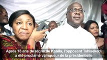 Présidentielle en RDC: l'opposant Tshisekedi proclamé vainqueur