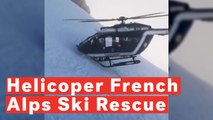 Watch Dramatic Helicopter Rescue Of Skiers In French Alps