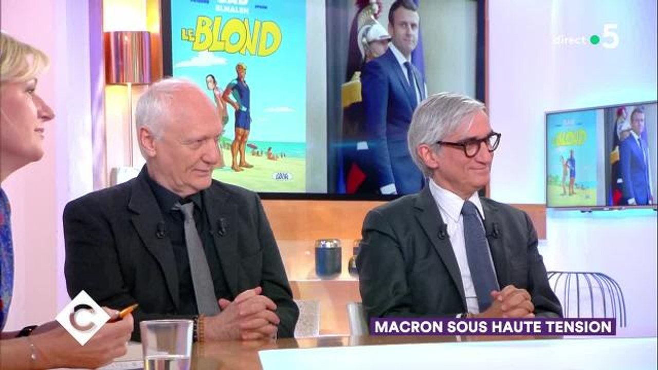 Emmanuel Macron comparé au personnage du "blond", invité par l'humoriste Gad Elmaleh - C à vous mercredi 9 janvier 2019