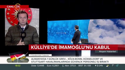 Cumhurbaşkanı Erdoğan, İmamoğlu ile Külliye'de görüşüyor