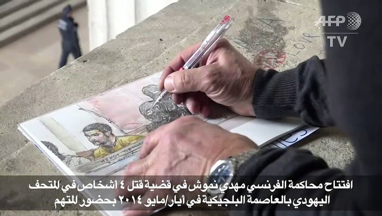 افتتاح محاكمة مهدي نموش في قضية الهجوم على متحف يهودي في بروكسل