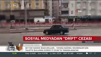 Sosyal medyadan "drift" cezası