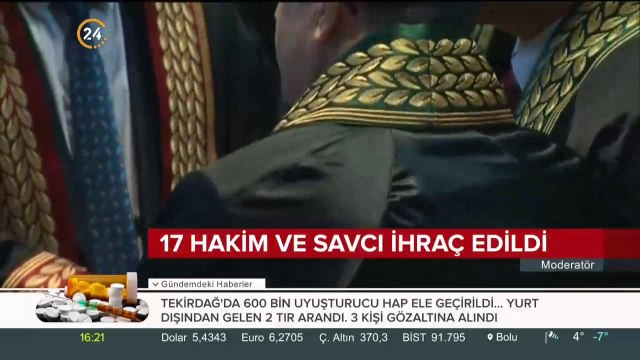 17 hakim ve savcı ihraç edildi