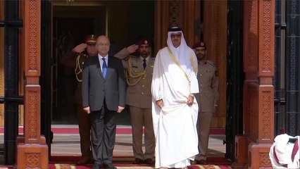 الرئيس العراقي بالدوحة لبحث الملفات السياسية والاقتصادية المشتركة