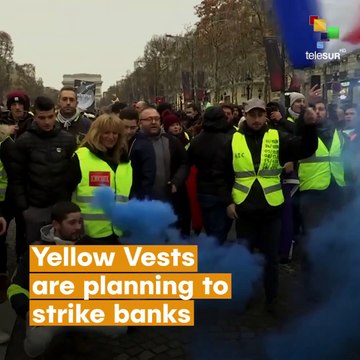 Yellow Vests’ Plan to Strike Banks