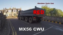 MX56CWU - Lorry driver blatanly jumps a red light on a sharp left turn - Bedford Road, Aberdeen