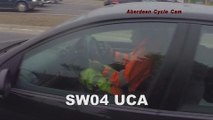 SW04UCA - Too close for comfort, especially when playing with his phone - A944 Kingswells, Aberdeen