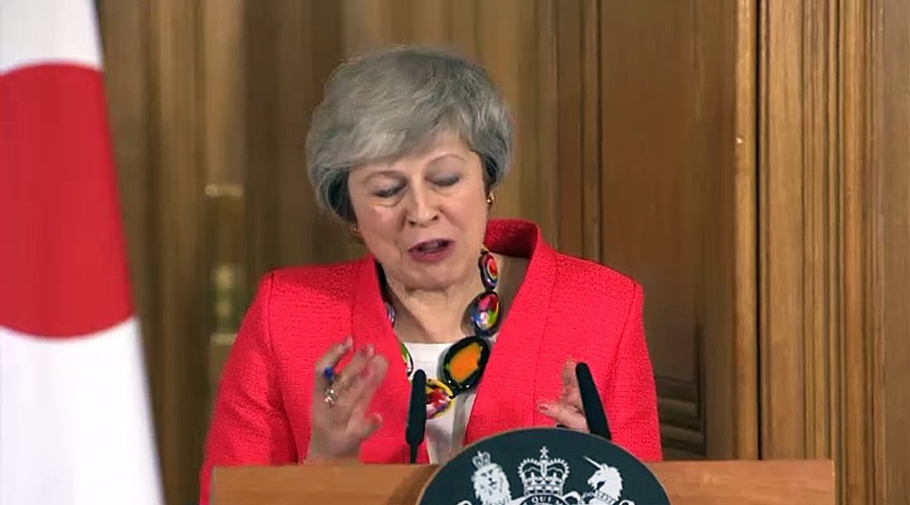 Brexit on the brain? UK PM May repeats 'deal' seven times in 41 words