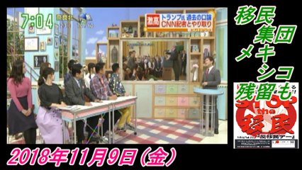 8-3辛坊治郎、移民集団、メキシコ残留も。菜々子の独り言　2018年11月9日(金）