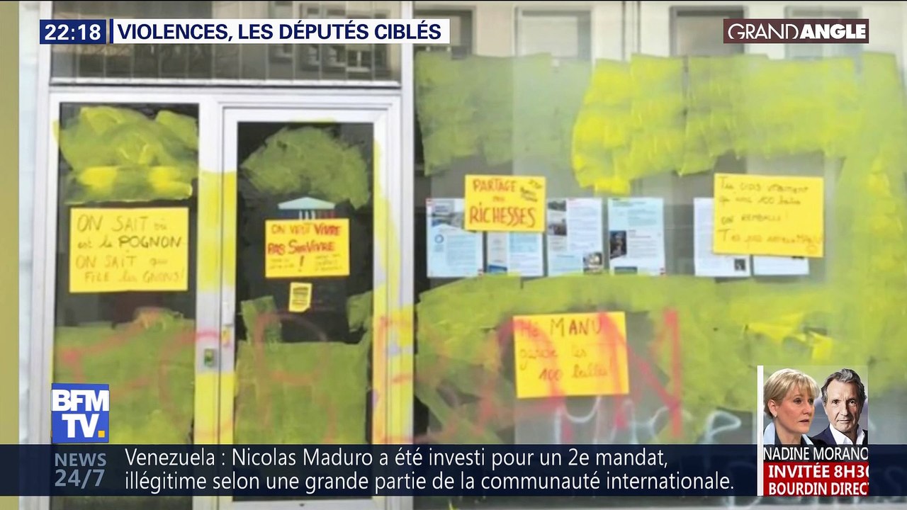 Violences, les députés ciblés