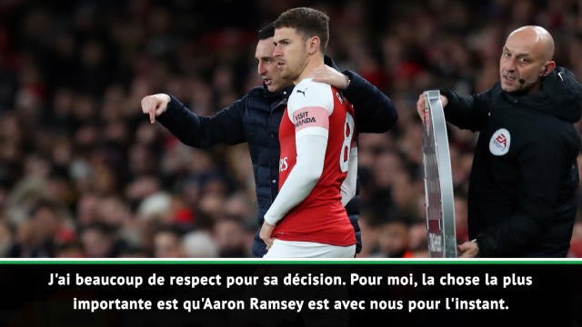 Arsenal - Emery : Je respecte la décision de Ramsey d'aller à la Juve