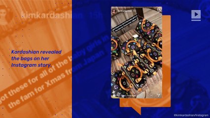 Kim Kardashian Spends $9K on Louis Vuitton Bags for Daughters and Nieces