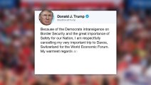 Trump no irá a foro de Davos por falta de acuerdo sobre muro