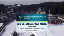 CdM biathlon - mass-start F de Nove Mesto, 23 décembre 2018