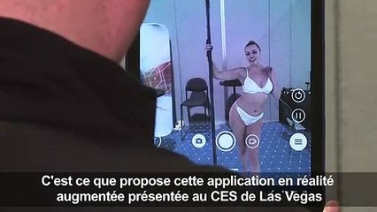 Un strip-tease virtuel, dans votre salon