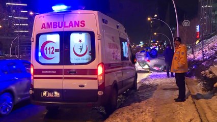Başkentte trafik kazaları: 2 yaralı