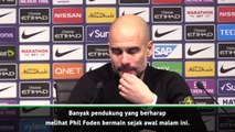 David Silva butuh waktu daripada Foden - Guardiola