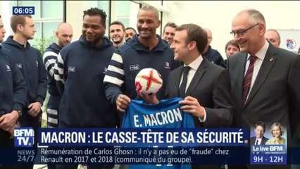 Macron: chaque déplacement est devenu un casse-tête pour sa sécurité