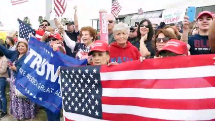 Trump defiende en frontera con México su proyecto de muro