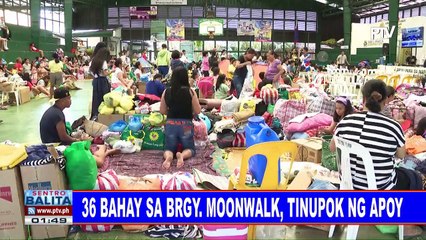 36 bahay sa Brgy. Moonwalk, tinupok ng apoy