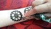 Latest floral arabic mehndi design for front hands --mehndi designs -
