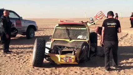 Aucun de ces deux buggies ne franchira la ligne d'arrivée