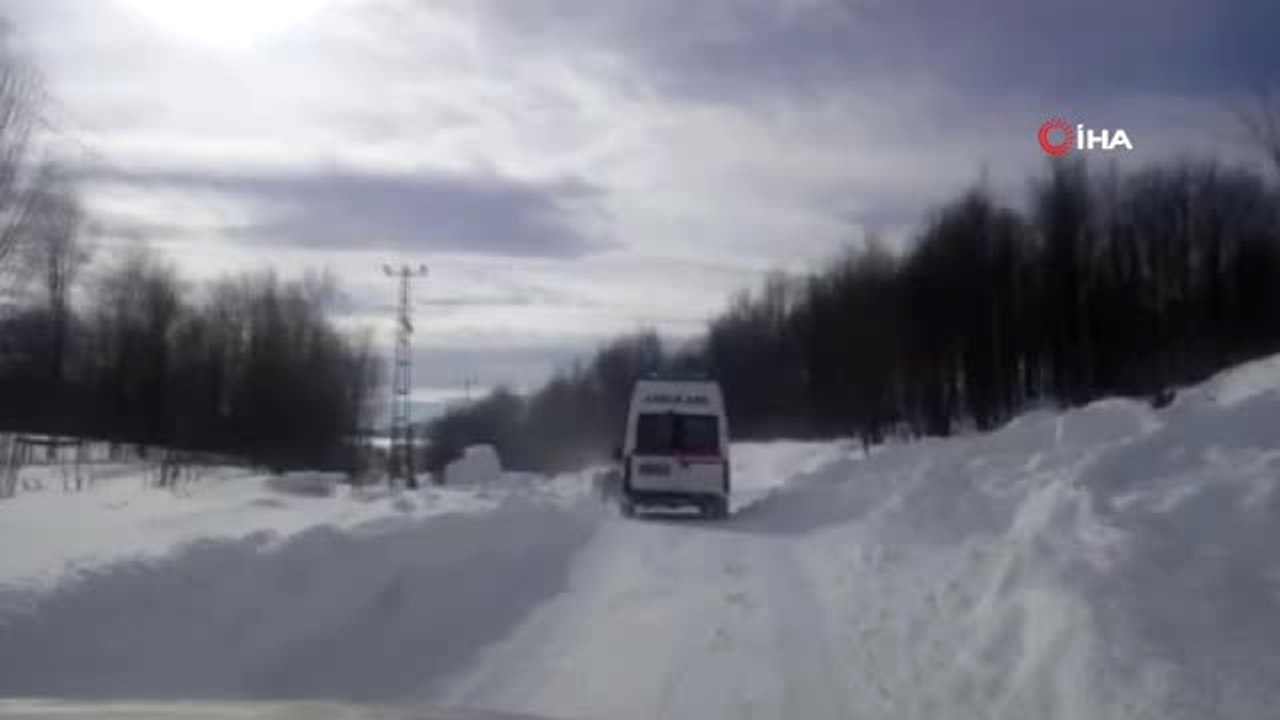 112 Ekipleri 4 Saatlik Çabayla Mahsur Kalan Kalp Hastasını Hastaneye Yetiştirdi