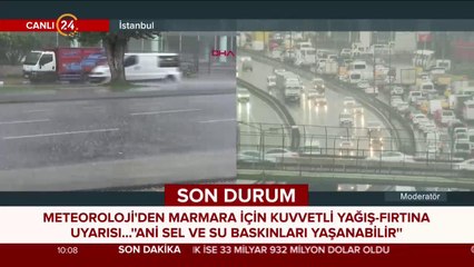İstanbul'da fırtına etkili oluyor