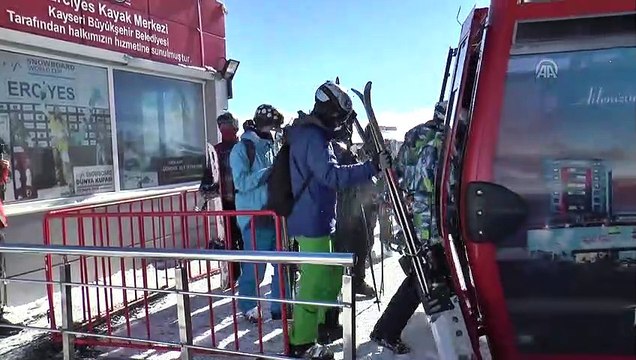 Erciyes 1 ayda 400 bin kişiyi ağırladı - KAYSERİ