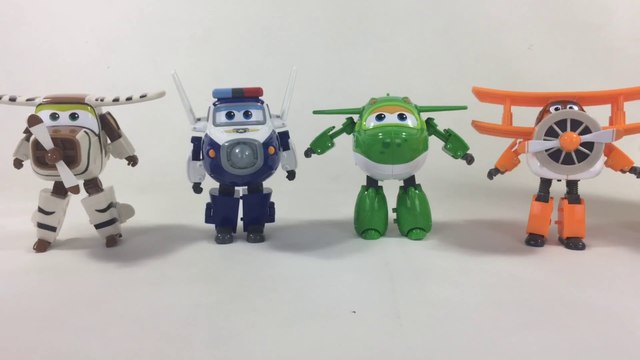 4 Super Wings Transforming Robots Paul Mira Grand Albert Bello 5 inches 출동슈퍼윙스 || Keith's Toy Box
