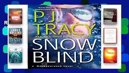 Review  Snow Blind (Monkeewrench Mysteries) - P J Tracy